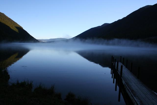 Christmas 2012 - 049 - Lake Rotoiti at Coldwater hut, Nelson Lakes