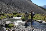 Christmas 2012 - 058 - Dangerous river crossing on Cascade track, Nelson Lakes