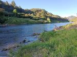 Whanganui River 21 - Bridge to Nowhere Lodge from Tieke KÄinga Marae