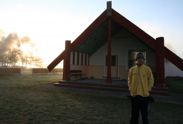 Odyssey 2009 - 04 - Ti Papa Marae wharenui, Murupara