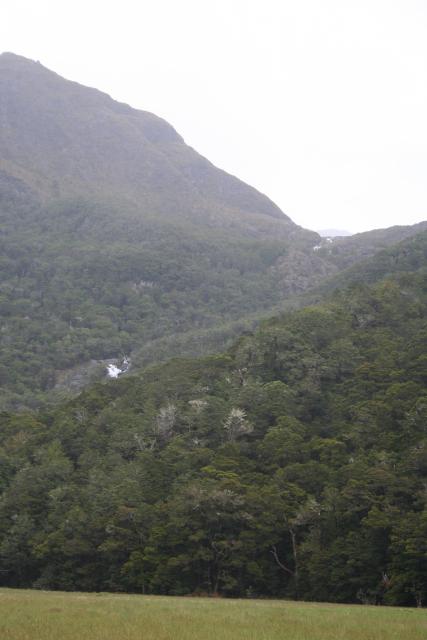 093 - Routeburn Falls and hut from North branch track