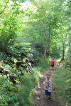 France 2016 - 104 - Sophie et Florent, chemin de la riviere, Besse