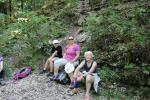 France 2019 111 - Arthur, Christine, Françoise, Cascades du Hérisson