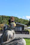 Kaikoura 21 - Charlotte on The Lovers' Return by Gabrielle Young, Esplanade, Kaikoura