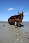 Xmas holidays 08-08 - 036 - Motueka - Janie Seddon's shipwreck