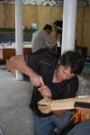 Puoro Wananga Oct 09 - 53 - Noel working on his pukaea