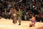 Japon - 168 - Start of the yumitori-shiki (bow dance)